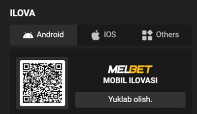 Melbet uz apk ilovasi: Android va iOS uchun yuklab oling