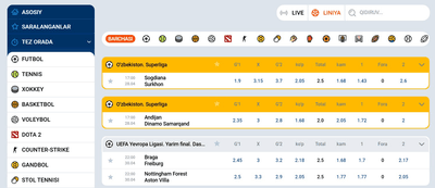 Mostbet uz'da sport garovlarini qanday qo'yaman?